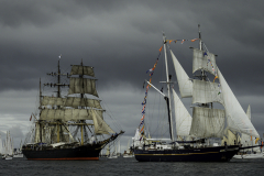 Tall Ship Rigging Against Grey Sky – Australian Wooden Boats F