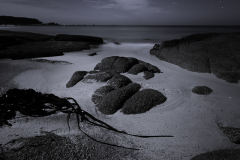 Monochrome and night - Coastal Rocks – Tasmania