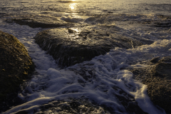Wave Washing Over Rocks  – Tasmania